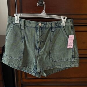 Wild Fable Olive Jean Shorts